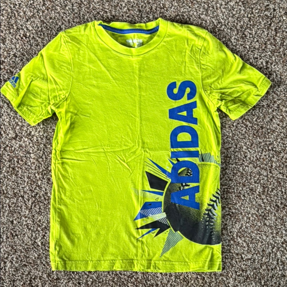 Lot of 4 Adidas Short Sleeve Tees Boys, size 7 - Picture 11 of 13